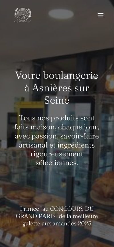Maison Charles Étienne : Accueil, version mobile