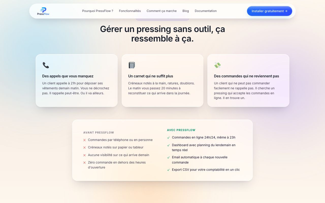 Pressflow : Le quotidien, version ordinateur